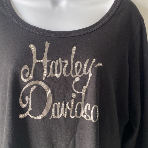 ⚡️Last days! Harley Davidson Black Long Sleeve Tee L - Picture 4 of 7
